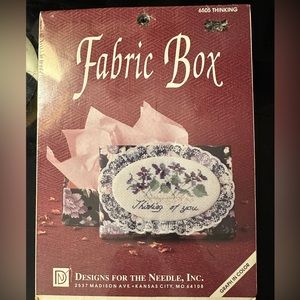 Vintage cross stitch pattern kit